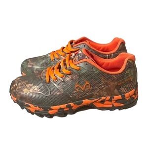 Realtree Cobra II Sneakers Womens 7 Camo Orange Trail Running Hiking Shoes